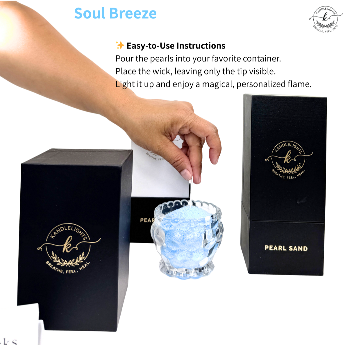 Soul Breeze Pearled sand wax