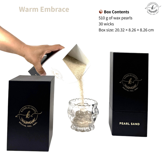 Warm Embrace Pearled sand wax