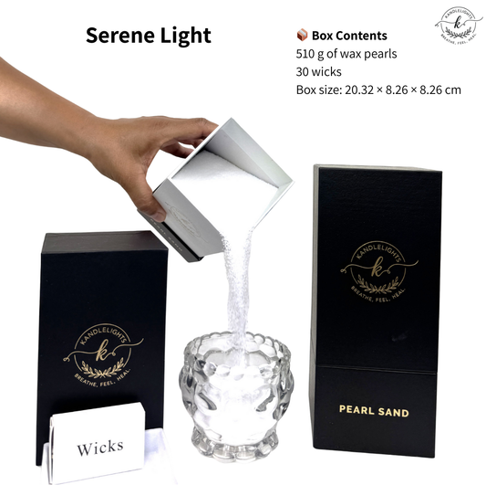 Serene Light Pearled sand wax
