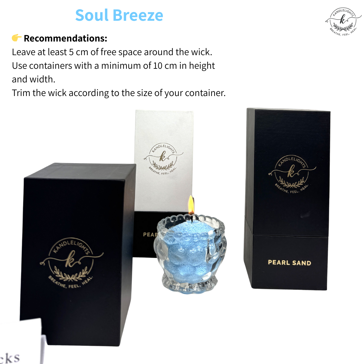Soul Breeze  Pearled sand wax