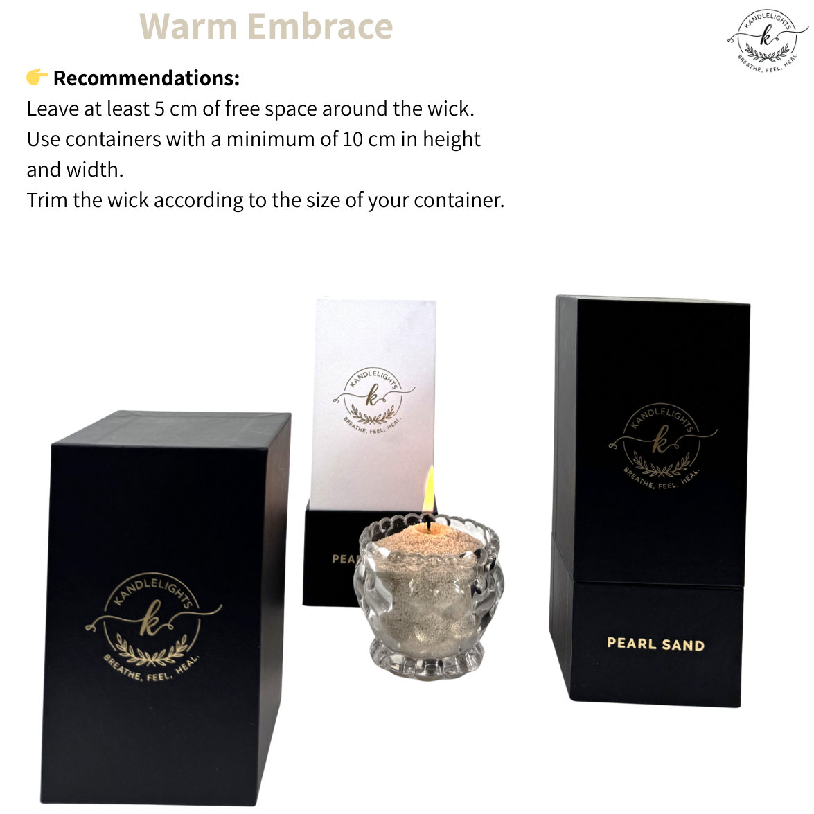Warm Embrace Pearled sand wax