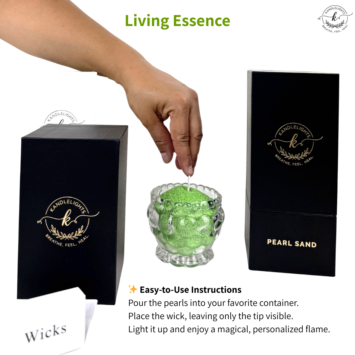 Living Essence  Pearled sand wax