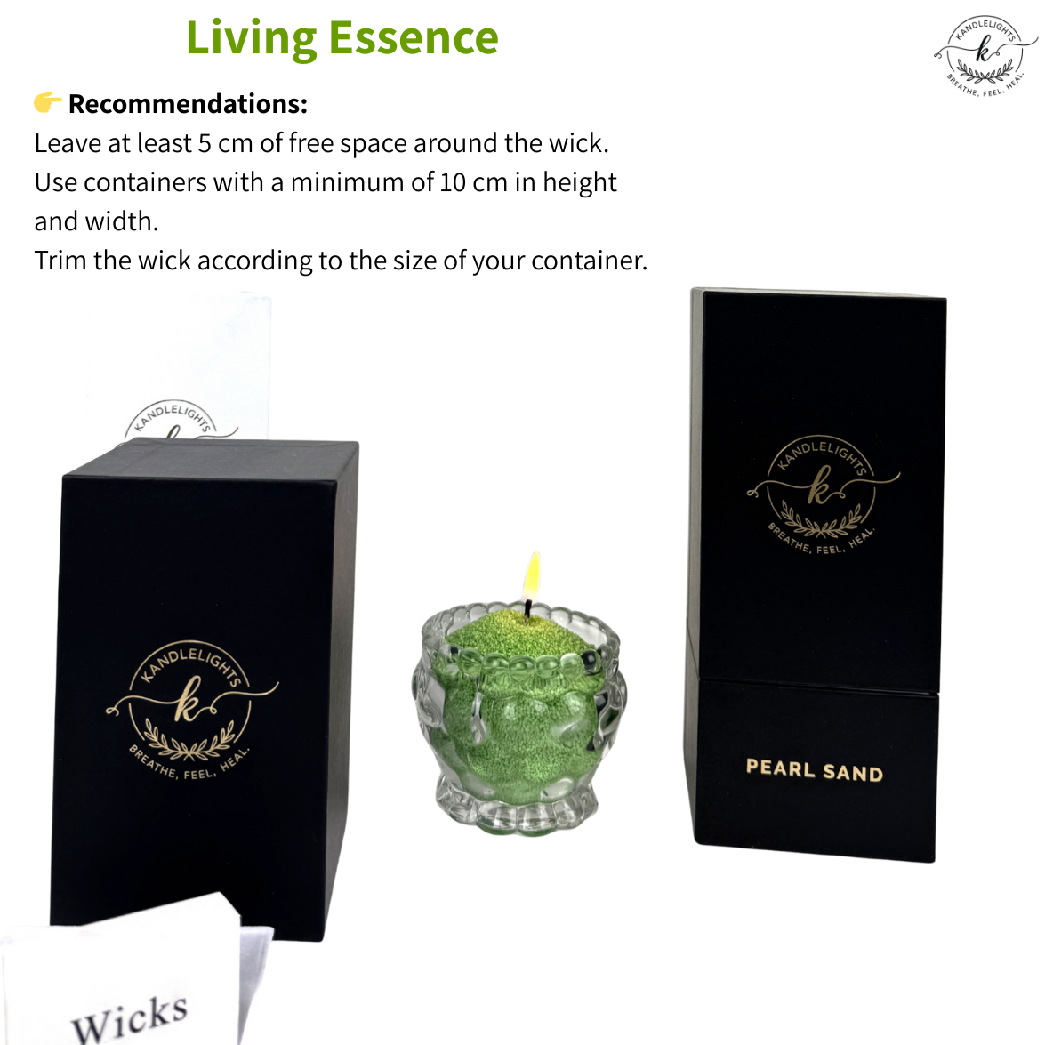 Living Essence  Pearled sand wax