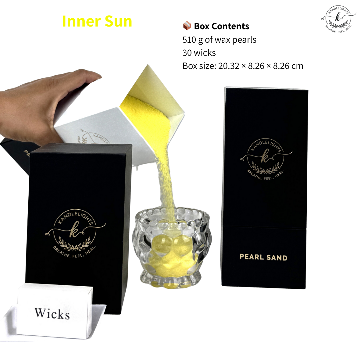 Inner Sun  Pearled sand wax