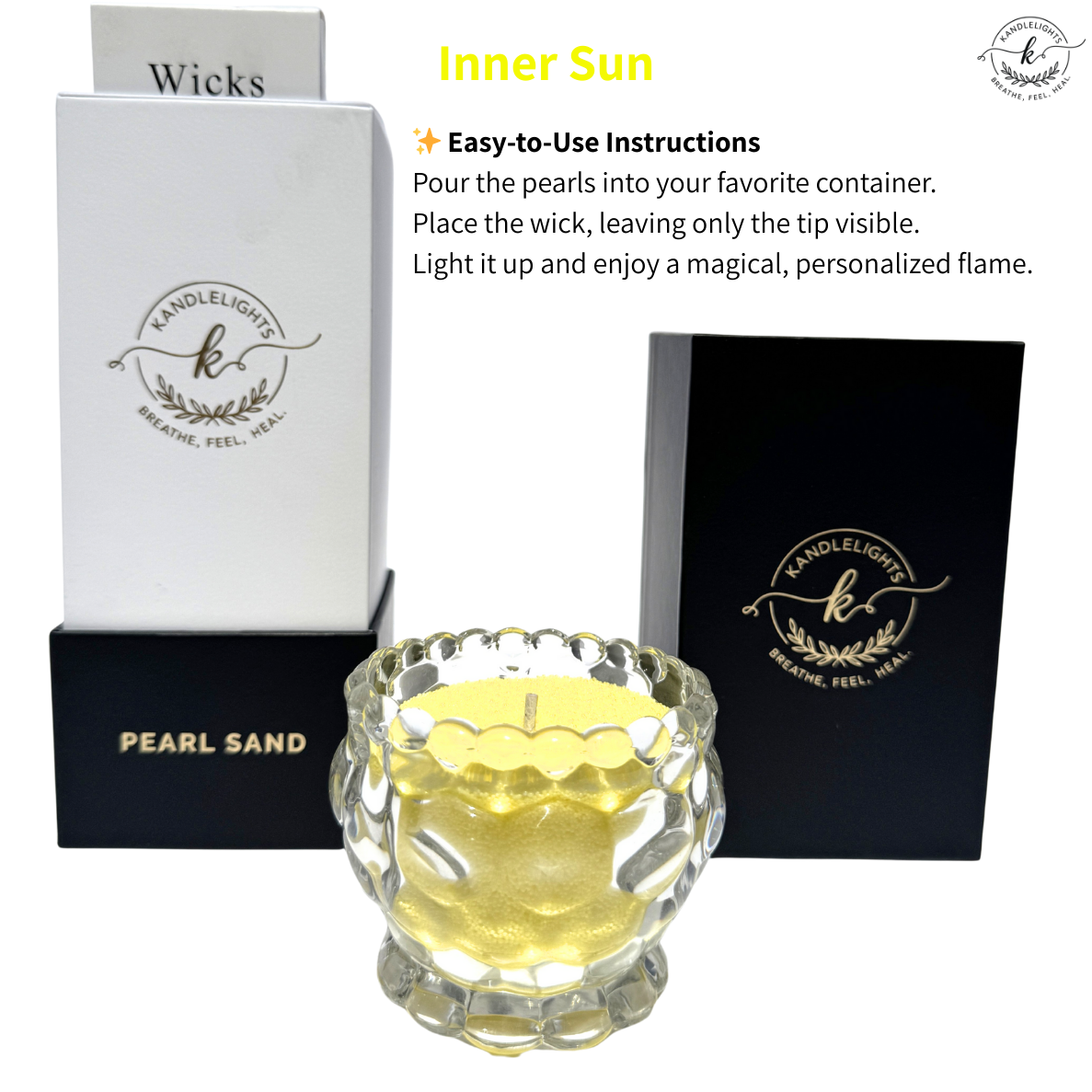 Inner Sun  Pearled sand wax