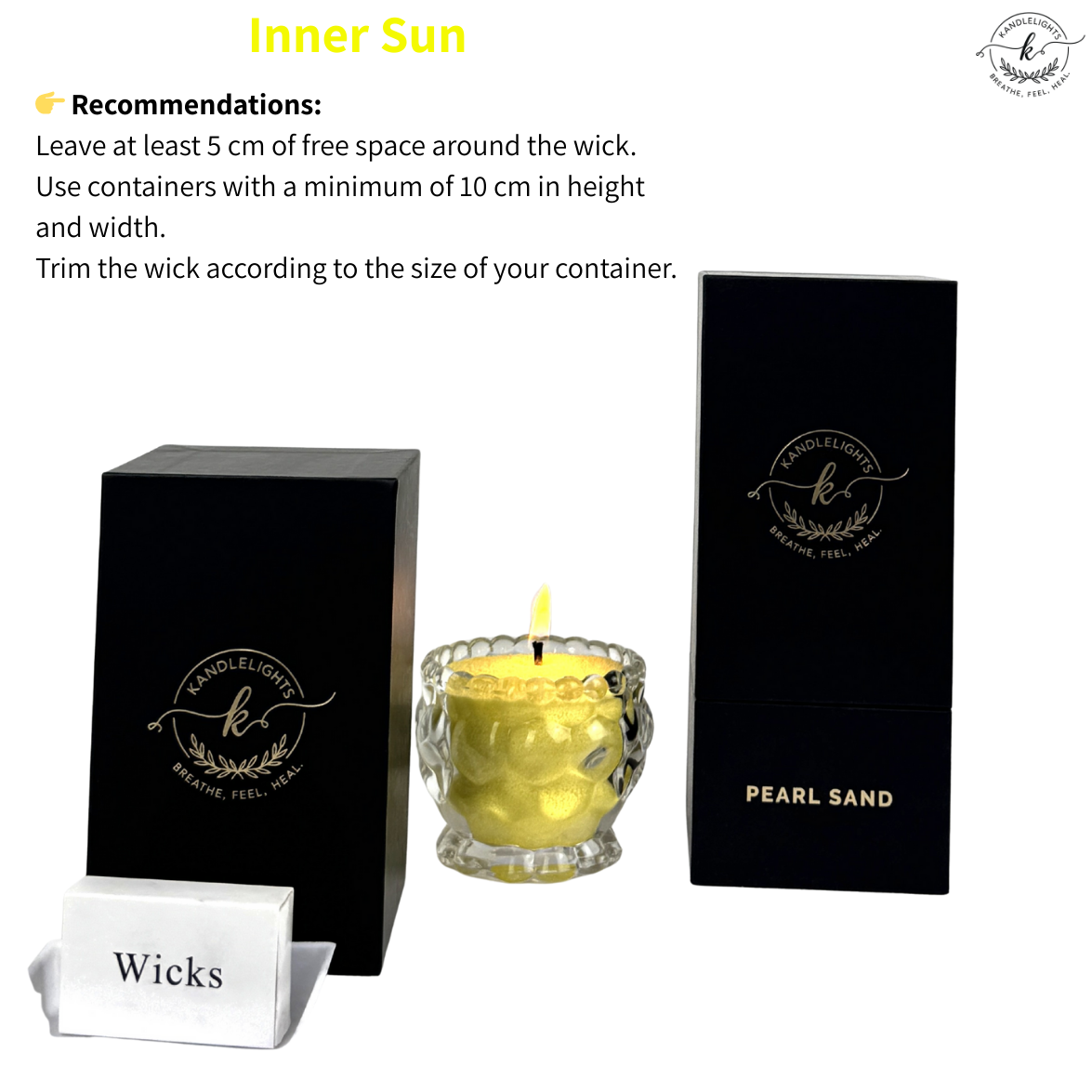 Inner Sun  Pearled sand wax